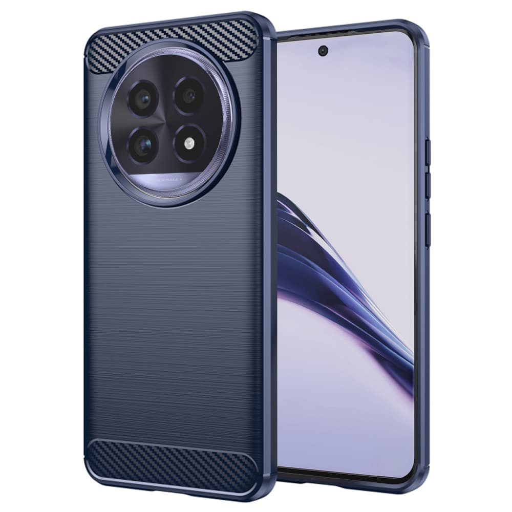 Techsuit Carbon Silicone - θήκη για Realme 13 Pro / Pro+ - Μπλε