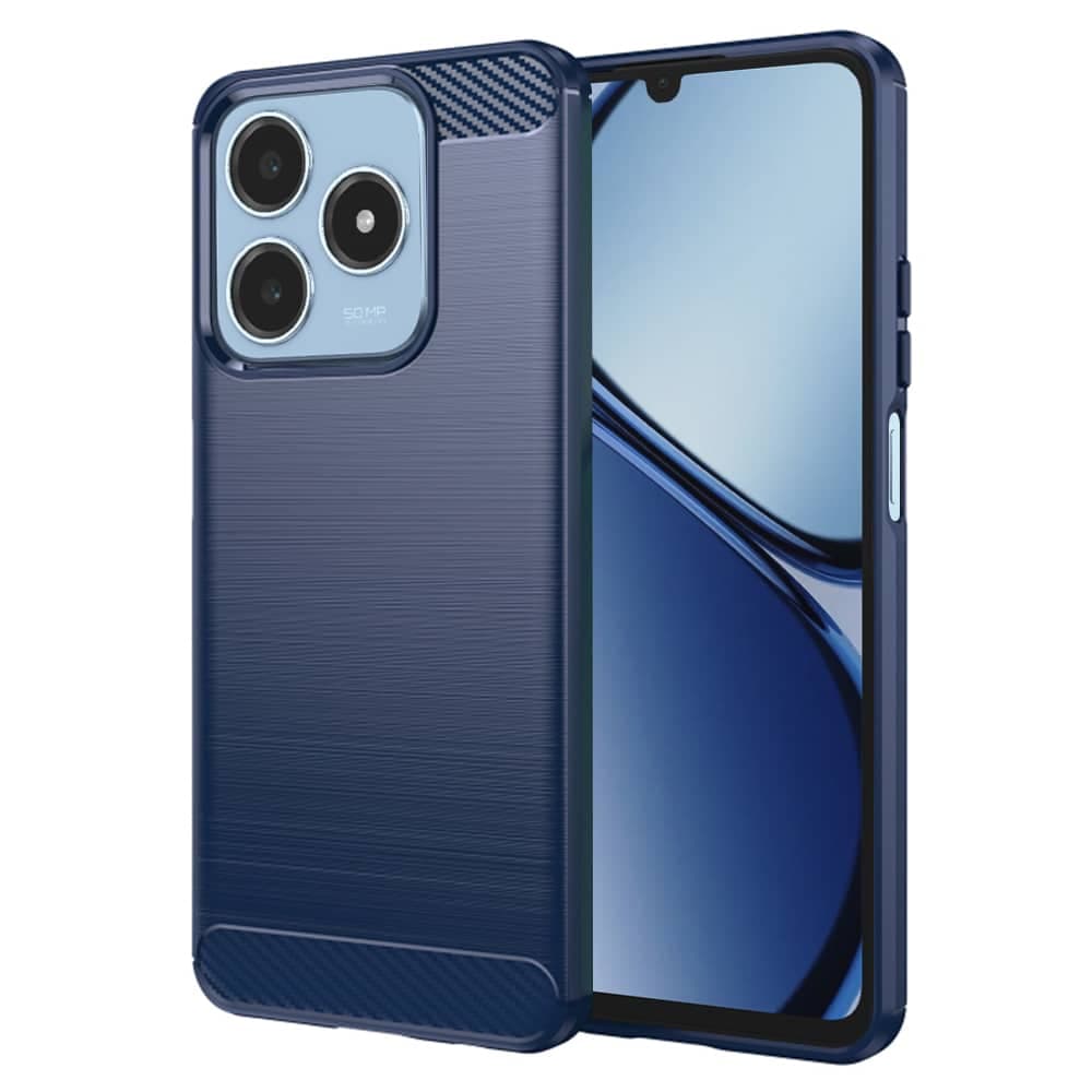 Techsuit Carbon Silicone - θήκη για Realme C61 / C63 - Μπλε