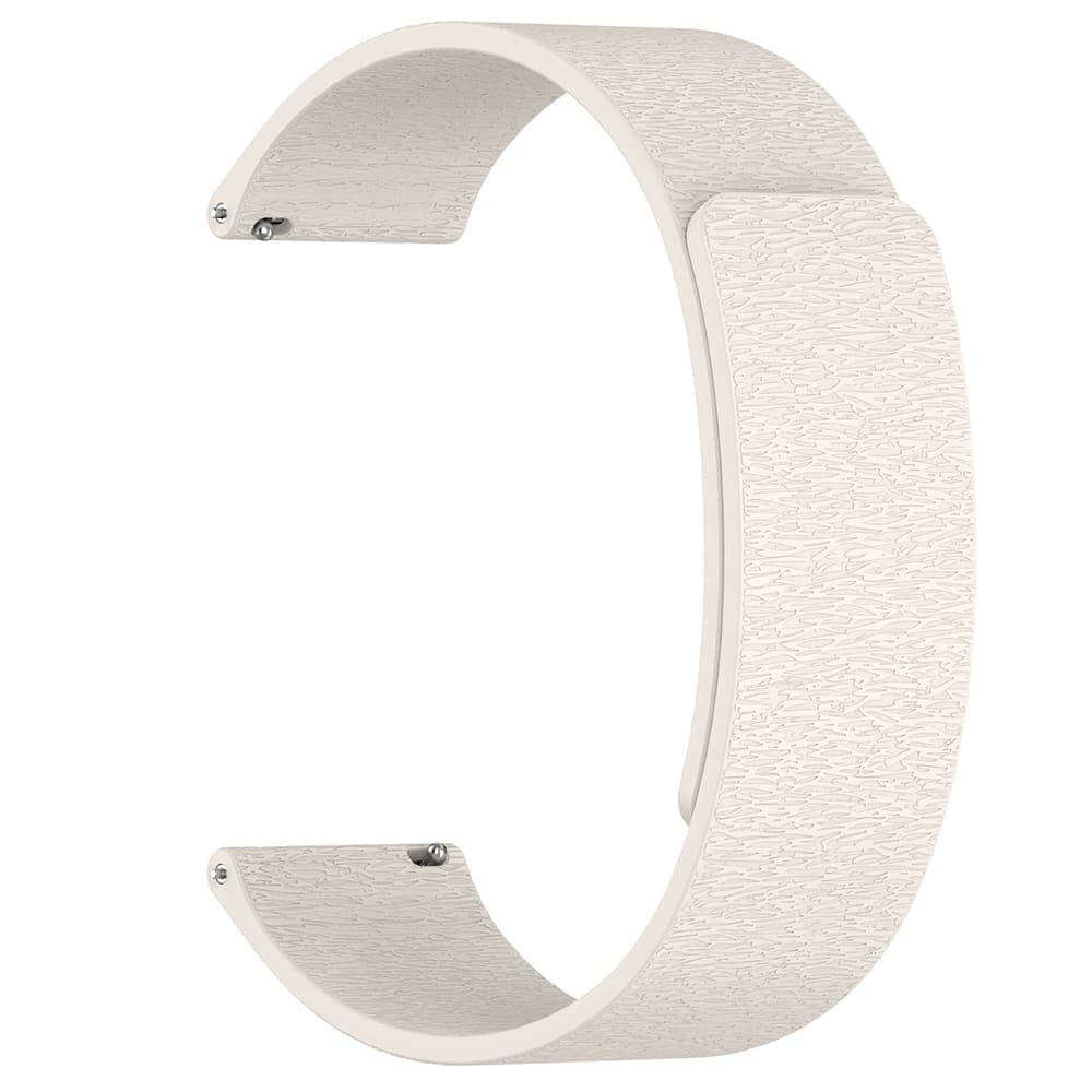 Techsuit - Watchband 20mm (W074) - Samsung Galaxy Watch4/5/Active 2, Huawei Watch GT 3 (42mm)/GT 3 Pro (43mm) - Beige