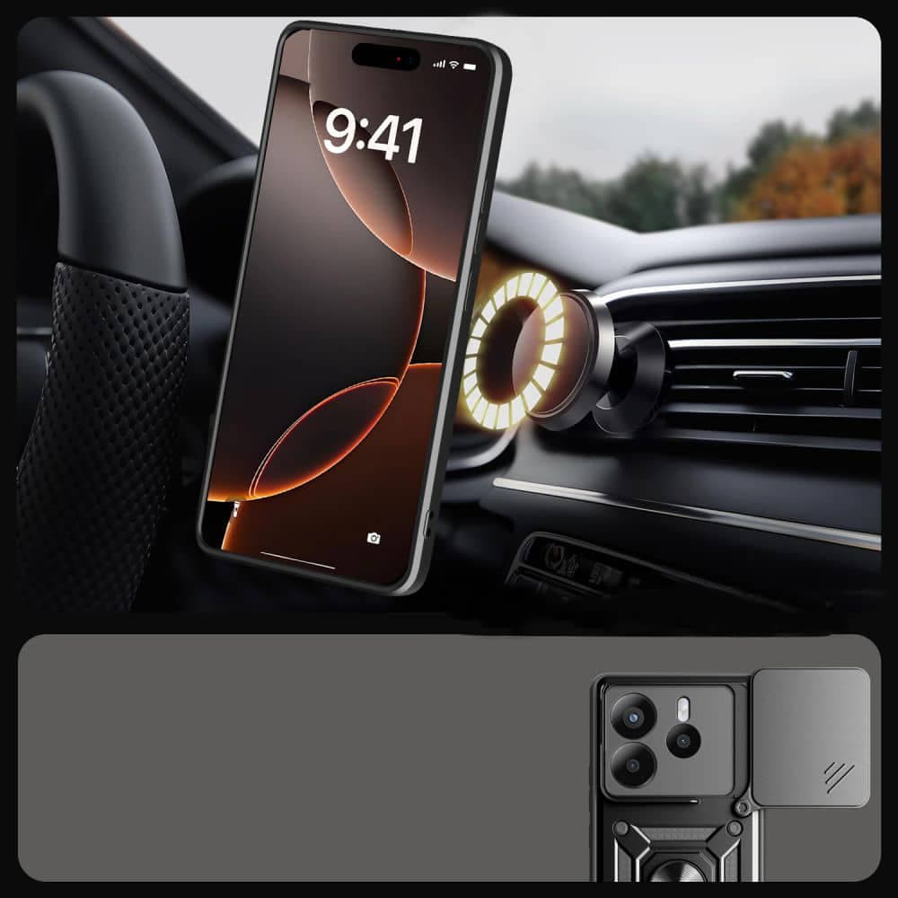 Techsuit CamShield Series - θήκη για Xiaomi Redmi Note 14 4G - Μαύρο 5