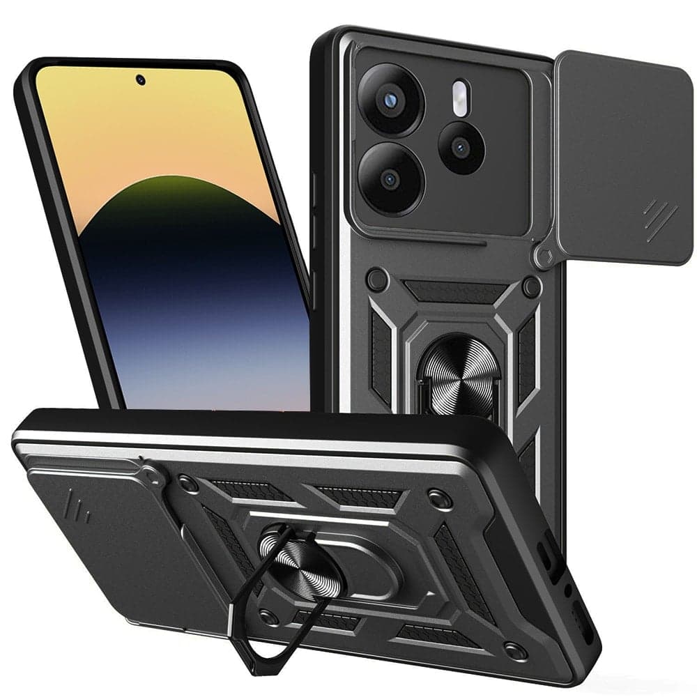 Techsuit CamShield Series - θήκη για Xiaomi Redmi Note 14 5G - Μαύρο