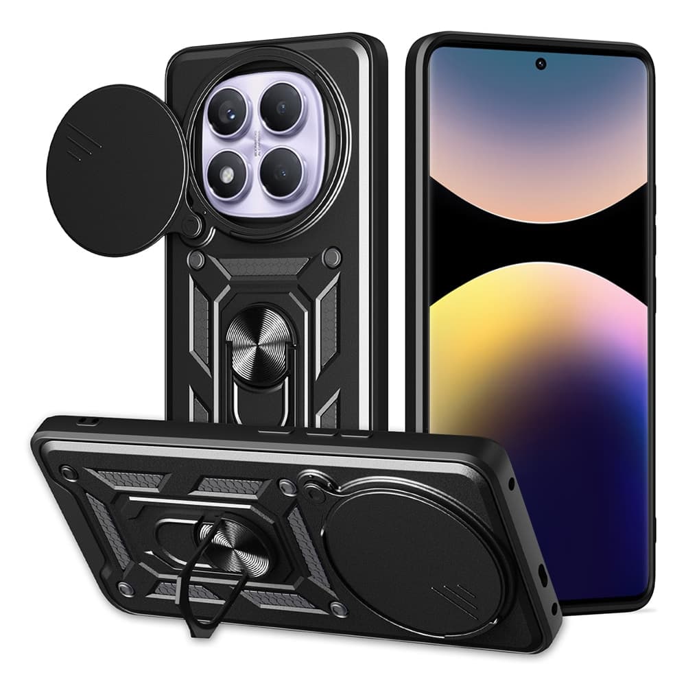 Techsuit CamShield Series - θήκη για Xiaomi Redmi Note 14 Pro / Poco F7 - Μαύρο