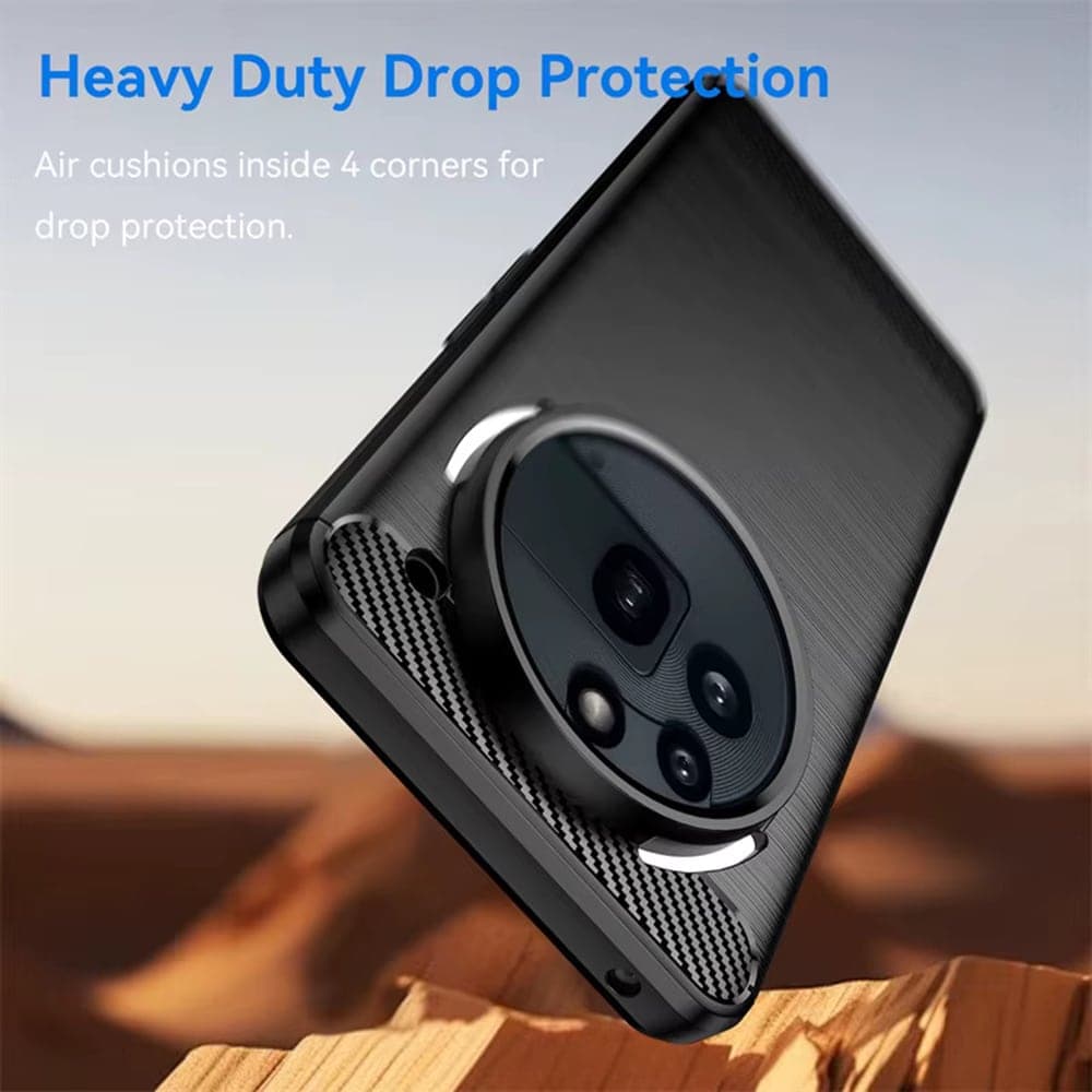 Techsuit Carbon Silicone - θήκη για Nothing Phone (3a) Pro - Μπλε 6