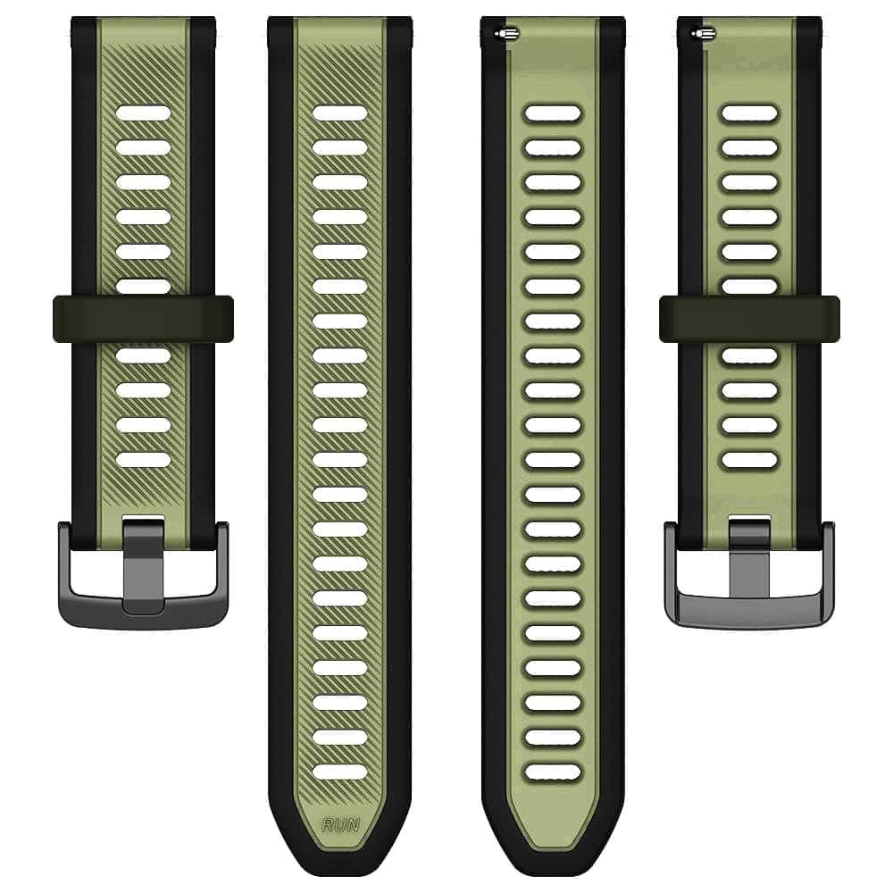 Techsuit - Watchband 20mm (W053) - Samsung Galaxy Watch 4/5/Active 2, Huawei Watch GT 3 (42mm)/GT 3 Pro (43mm) - Khaki 5