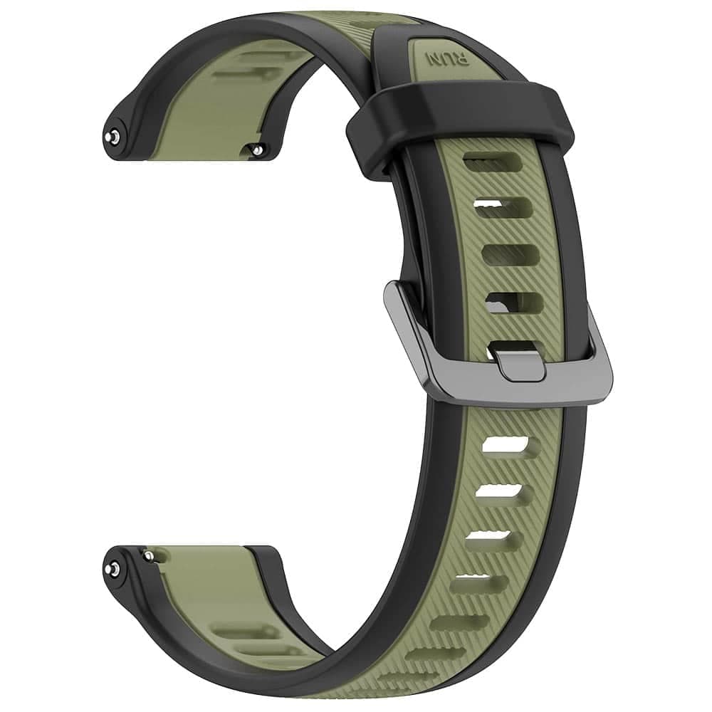 Techsuit - Watchband 20mm (W053) - Samsung Galaxy Watch 4/5/Active 2, Huawei Watch GT 3 (42mm)/GT 3 Pro (43mm) - Khaki