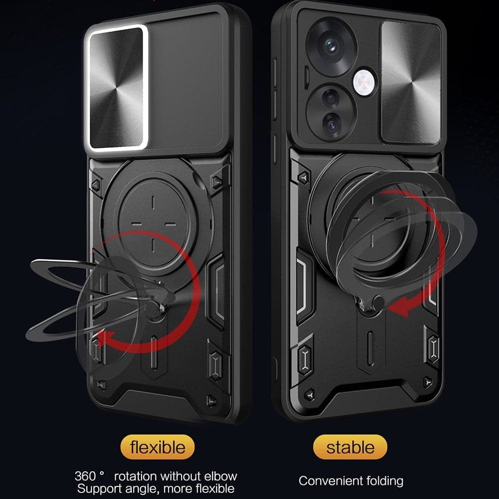 Techsuit CamGuard Pro - θήκη για Oppo Reno13 F / 4G 5G FS - Ροζ 5