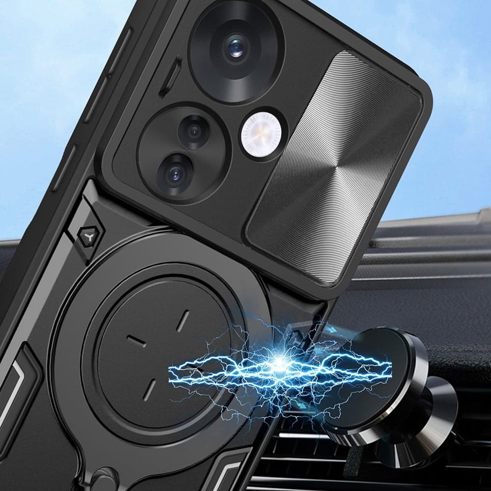 Techsuit CamGuard Pro - θήκη για Oppo Reno13 F / 4G 5G FS - Μαύρο 5