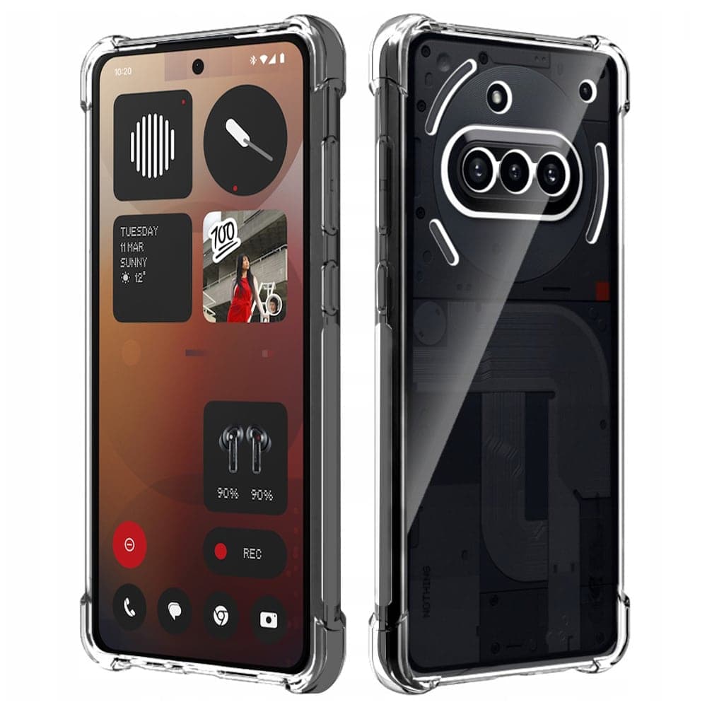Techsuit Shockproof Clear Silicone - θήκη για Nothing Phone (3a) - Διάφανο