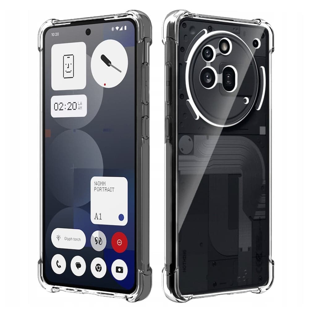 Techsuit Shockproof Clear Silicone - θήκη για Nothing Phone (3a) Pro - Διάφανο