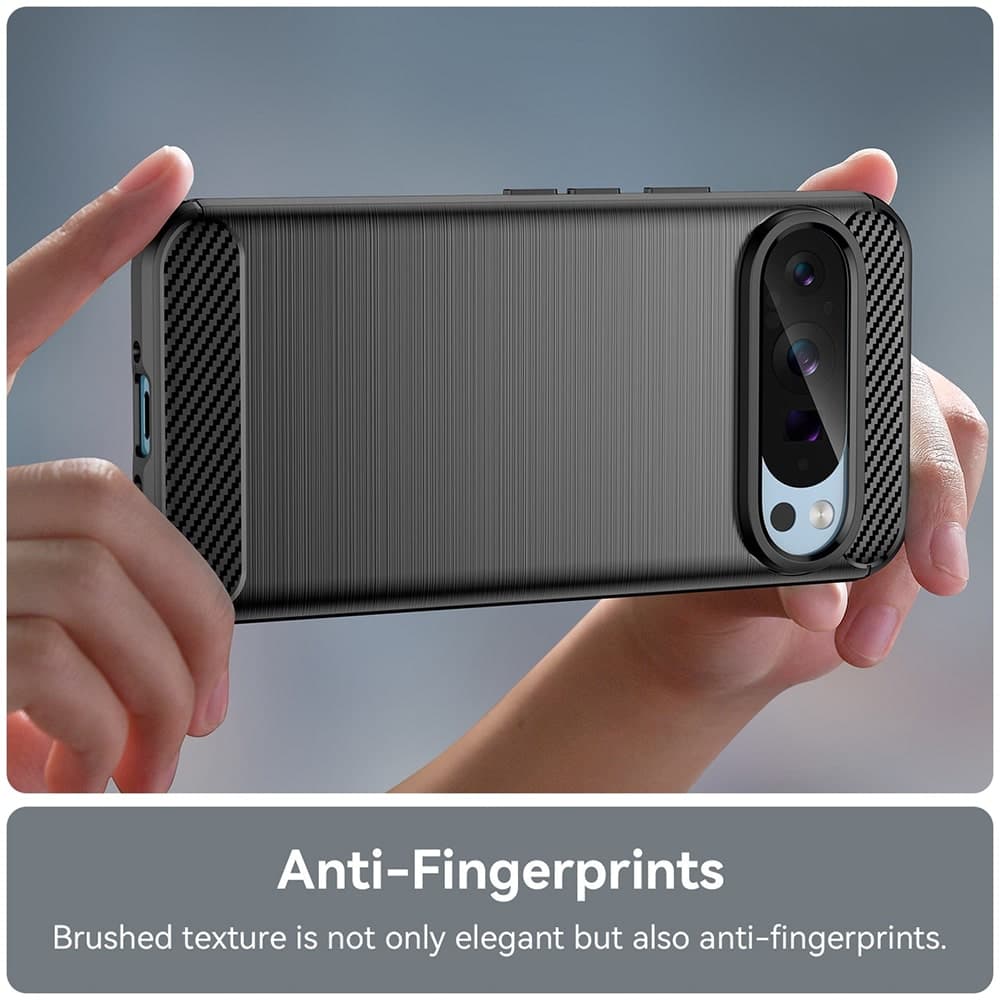 Techsuit Carbon Silicone - θήκη για Google Pixel 9 Pro / - Μαύρο 6