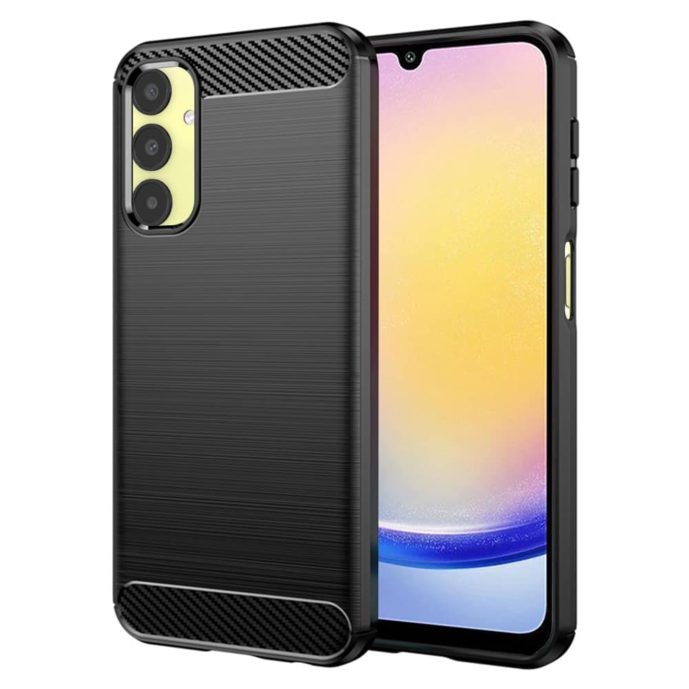 Techsuit Carbon Silicone - Samsung Galaxy A25 - Μαύρο