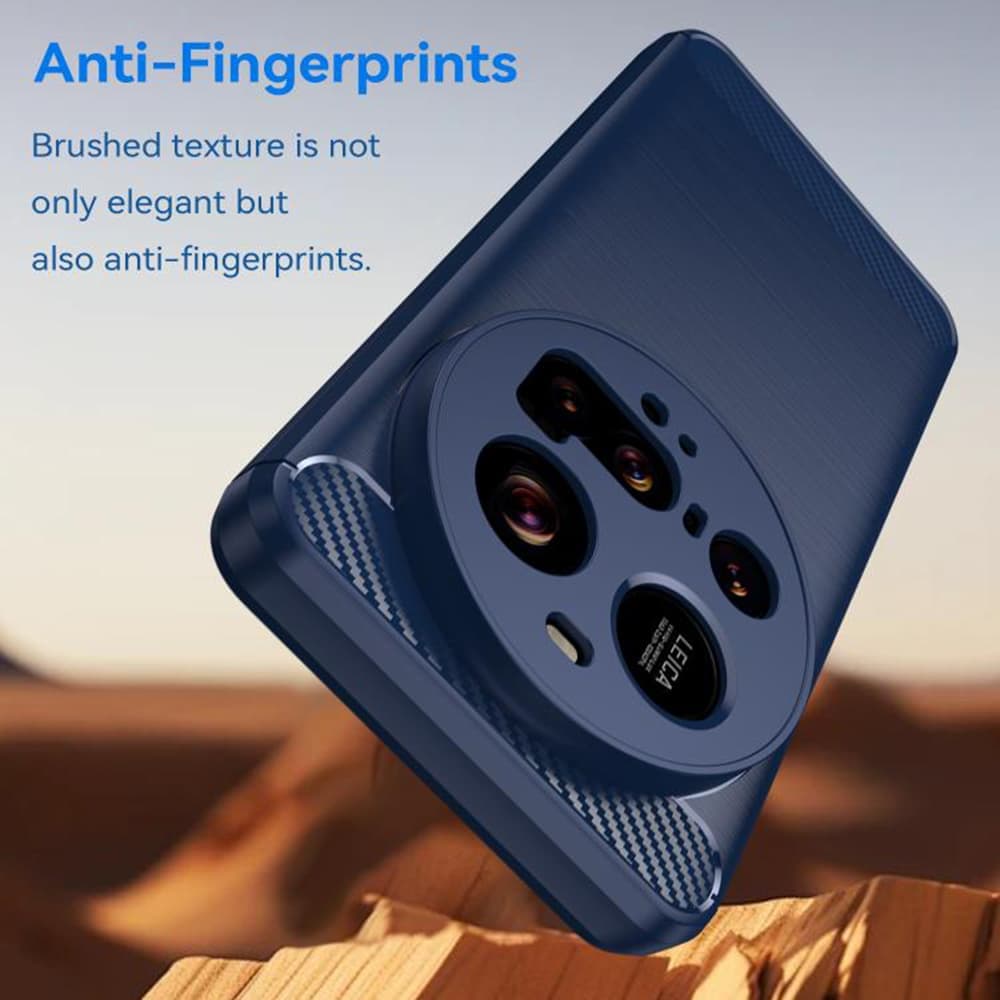 Techsuit Carbon Silicone - θήκη για Xiaomi 15 Ultra - Μπλε 3