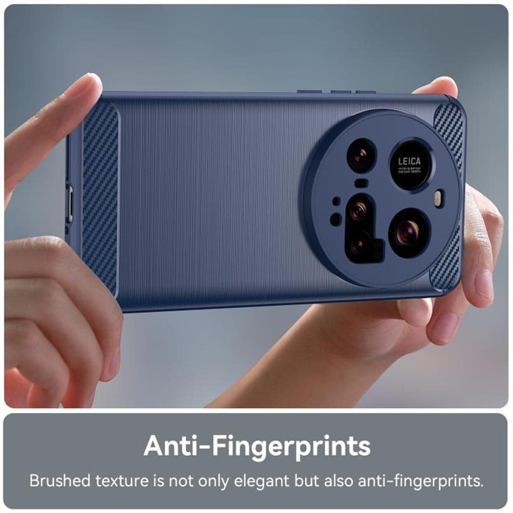 Techsuit Carbon Silicone - θήκη για Xiaomi 15 Ultra - Μπλε 6