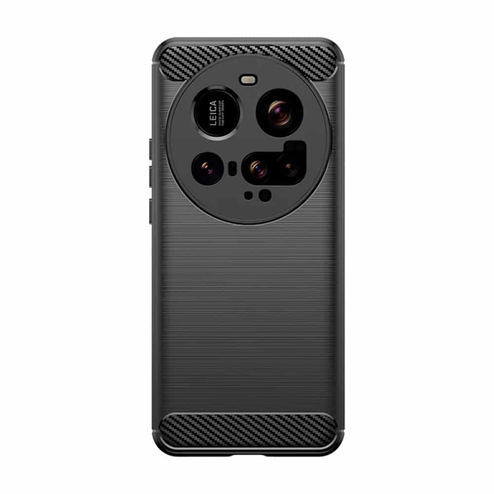 Techsuit Carbon Silicone - θήκη για Xiaomi 15 Ultra - Μαύρο 2