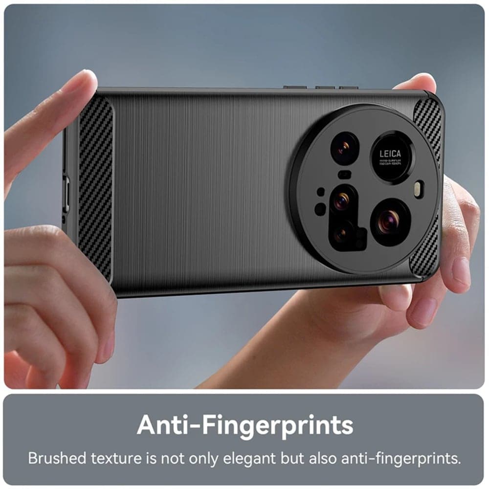 Techsuit Carbon Silicone - θήκη για Xiaomi 15 Ultra - Μαύρο 4