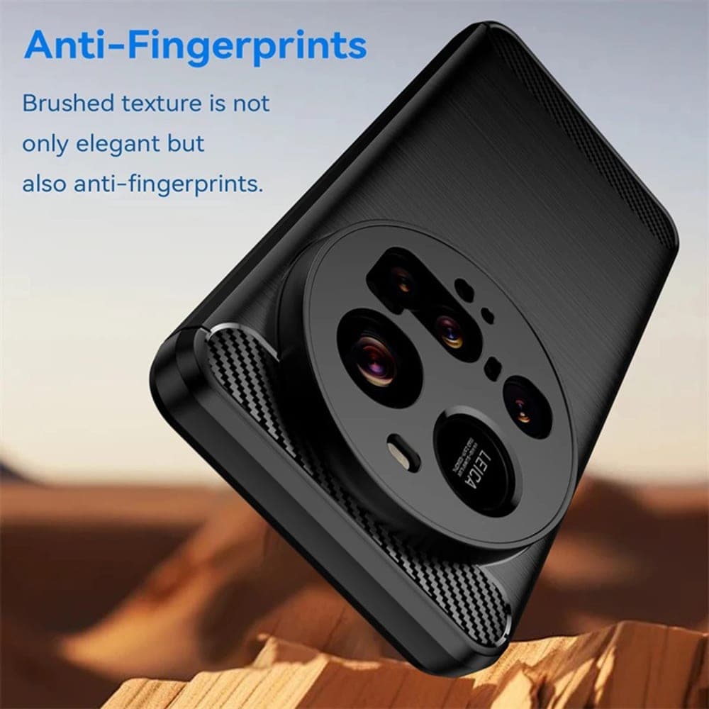 Techsuit Carbon Silicone - θήκη για Xiaomi 15 Ultra - Μαύρο 3