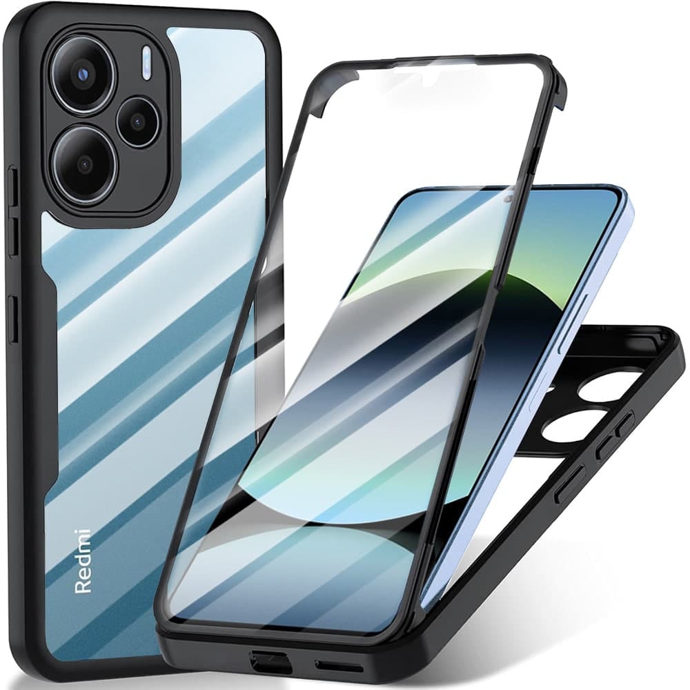 Techsuit ColorVerse 360 Series - θήκη για Xiaomi Redmi Note 14 4G - Μαύρο