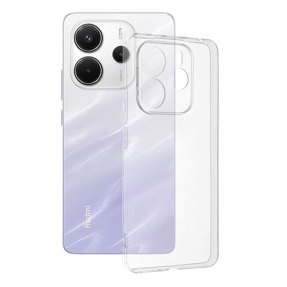 Techsuit Clear Silicone - θήκη για Xiaomi Redmi Note 14 4G - Διάφανο