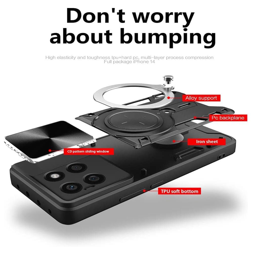 Techsuit CamGuard Pro - θήκη για Honor X8c - Μπλε 2
