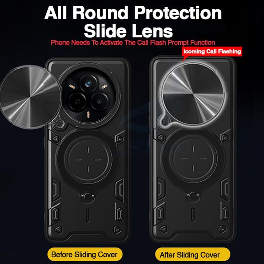 Techsuit CamGuard Pro - θήκη για Realme 14 Pro+ - Μαύρο 4