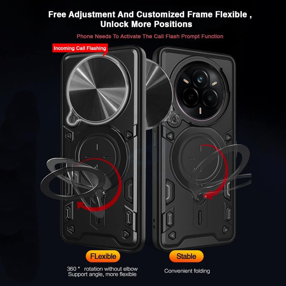 Techsuit CamGuard Pro - θήκη για Realme 14 Pro - Μαύρο 4