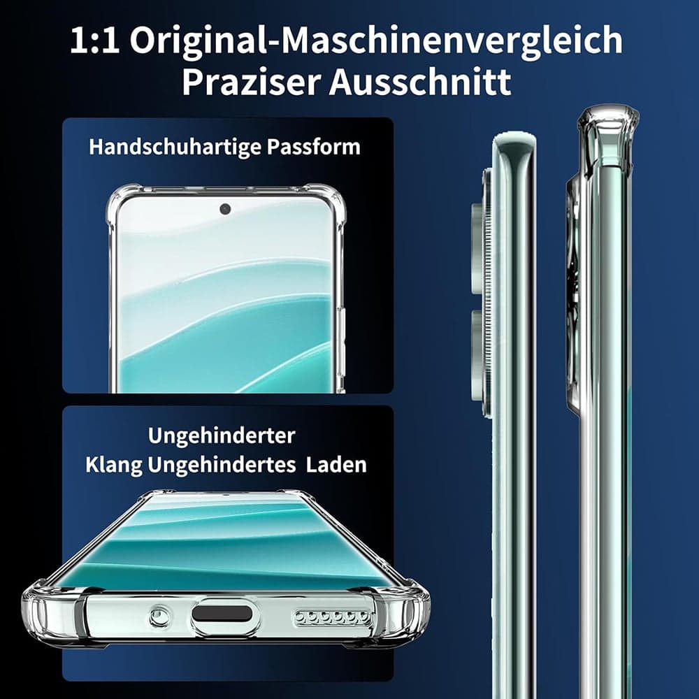 Techsuit Shockproof Clear Silicone - θήκη για Xiaomi Poco F7 Pro - Διάφανο 2