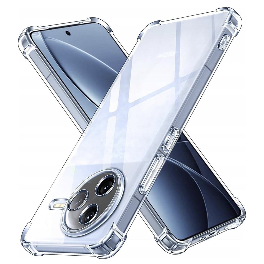 Techsuit Shockproof Clear Silicone - θήκη για Xiaomi Poco F7 Pro - Διάφανο