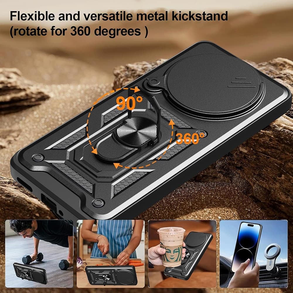 Techsuit CamShield Series - θήκη για Honor X9c Smart - Μαύρο 3