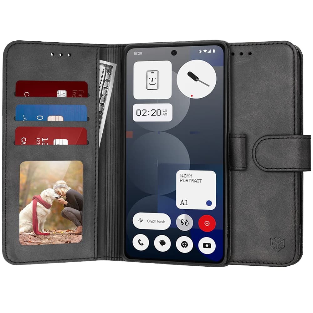 Techsuit Diary Book - θήκη για Nothing Phone (3a) Pro - Μαύρο