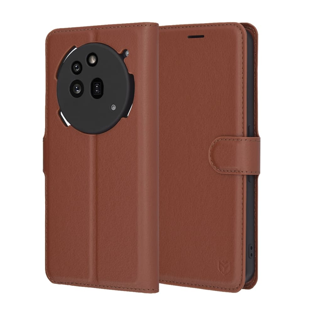Techsuit Leather Folio - θήκη για Nothing Phone (3a) Pro - Καφέ