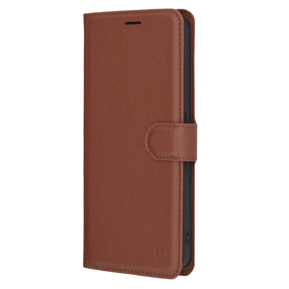Techsuit Leather Folio - θήκη για Nothing Phone (3a) Pro - Καφέ 4