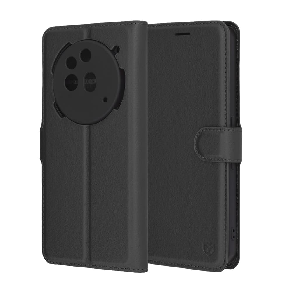 Techsuit Leather Folio - θήκη για Nothing Phone (3a) Pro - Μαύρο 6