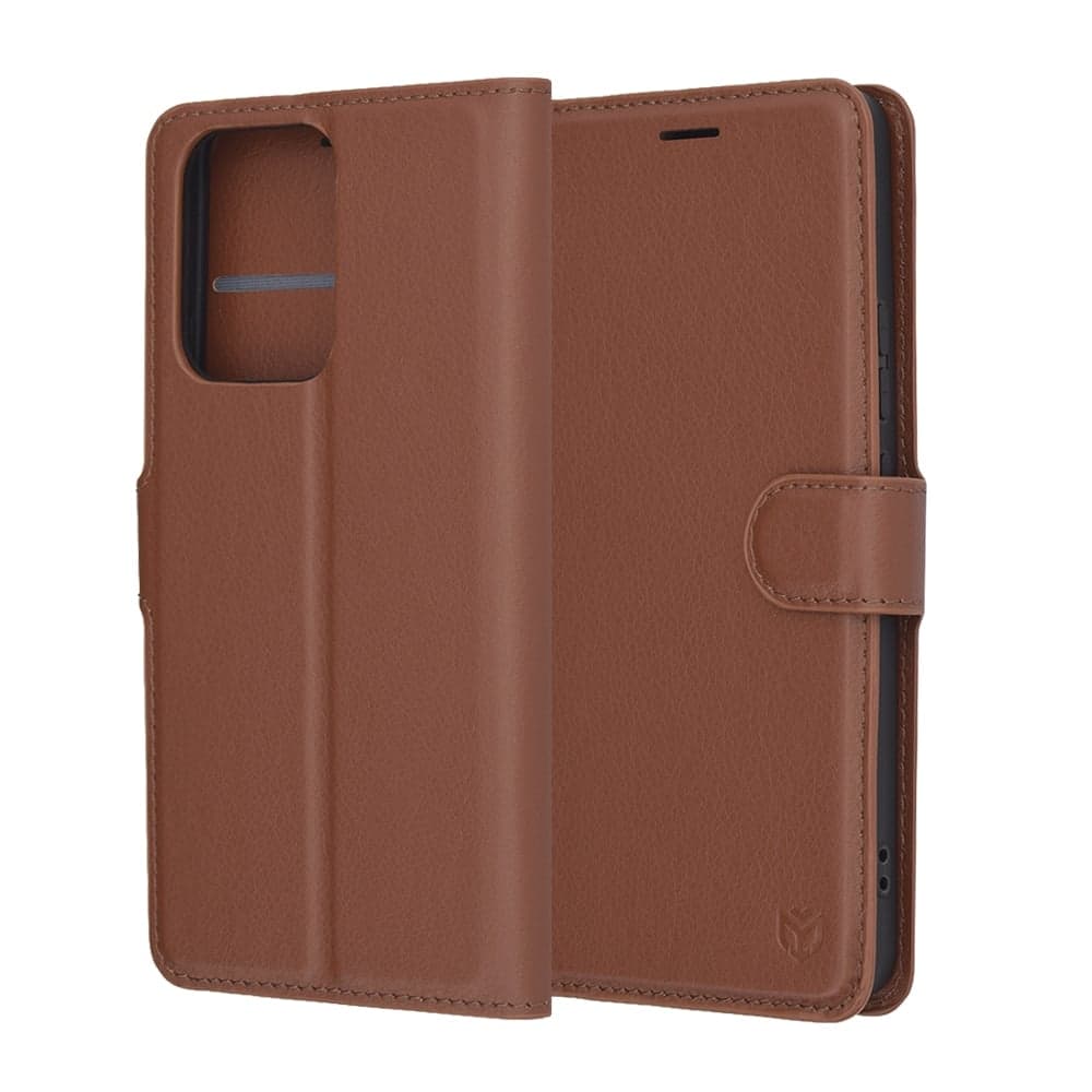 Techsuit Leather Folio - θήκη για Oppo Reno13 F 4G / - Καφέ 6