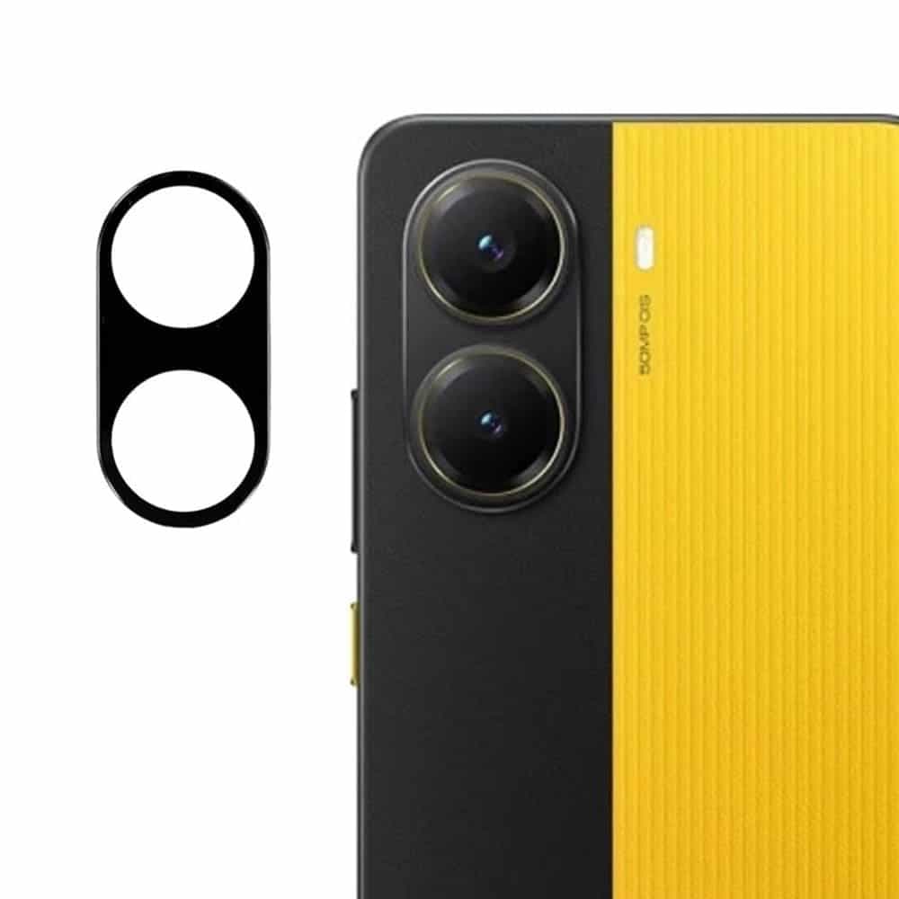 Techsuit - Full Camera Glass - Xiaomi Poco X7 Pro - Μαύρο