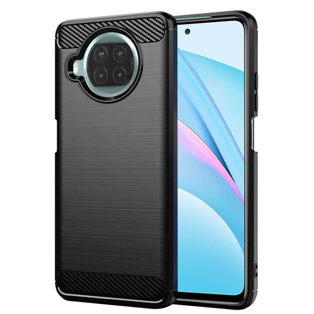 Techsuit Carbon Silicone - θήκη για Xiaomi Mi 10T Lite 5G - Μαύρο