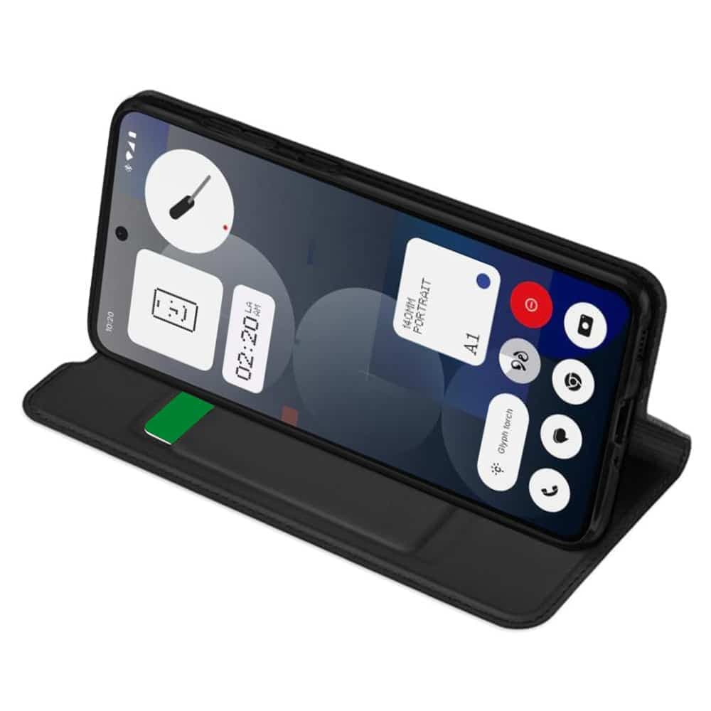 Techsuit Magskin Book - θήκη για Nothing Phone (3a) Pro - Μαύρο 2