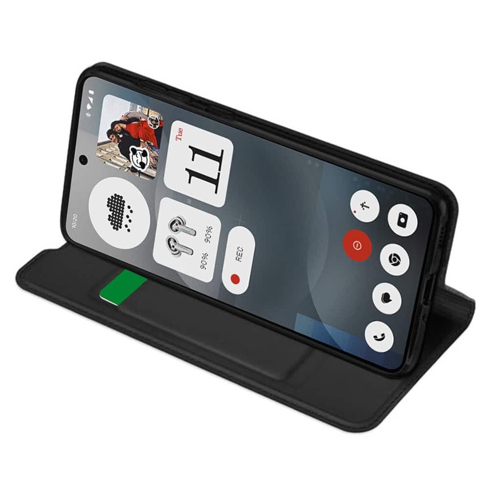 Techsuit Magskin Book - θήκη για Nothing Phone (3a) - Μαύρο 2