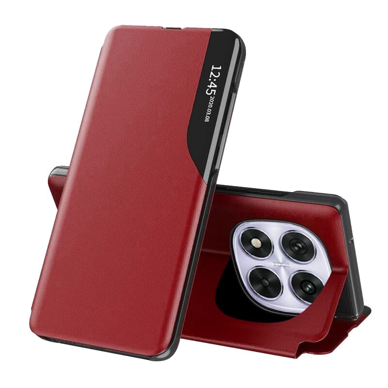 Techsuit eFold Series - θήκη για Xiaomi Redmi Note 14 Pro / Poco X7 - Κόκκινο