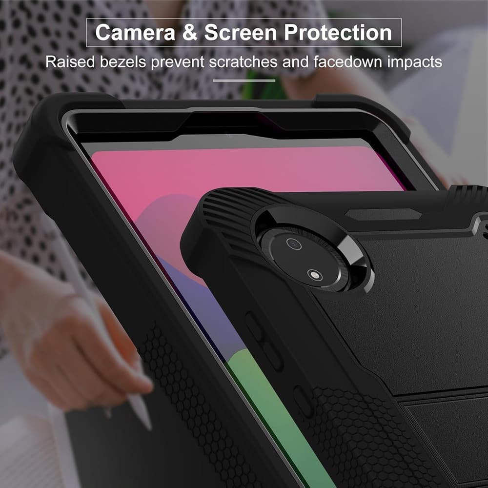 Techsuit - Ανθεκτική Θήκη TabShell + Προστατευτικό Οθόνης - Xiaomi Pad 7 - Μαύρο 4