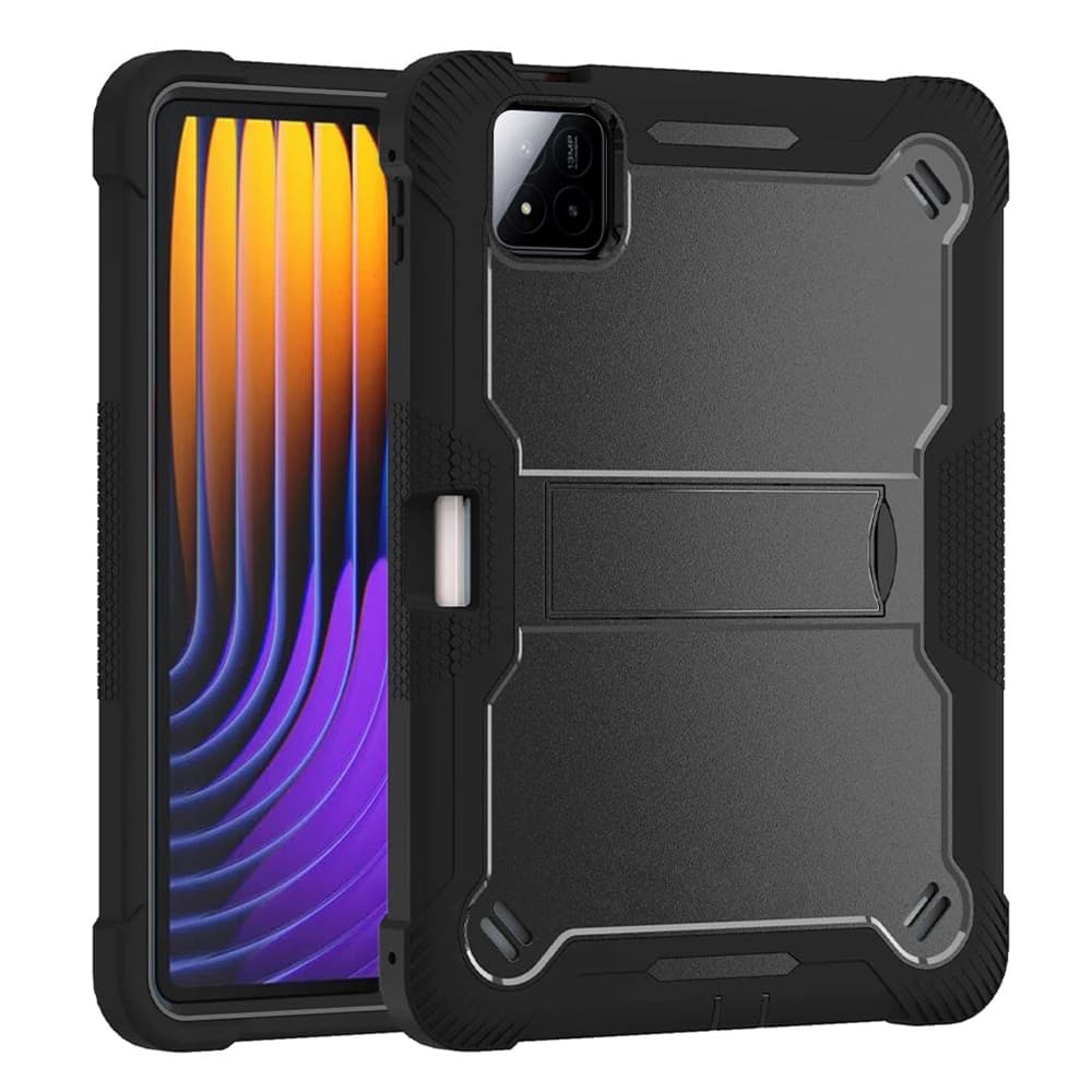 Techsuit - Ανθεκτική Θήκη TabShell + Προστατευτικό Οθόνης - Xiaomi Pad 7 - Μαύρο
