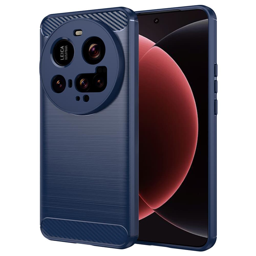 Techsuit Carbon Silicone - θήκη για Xiaomi 15 Ultra - Μπλε
