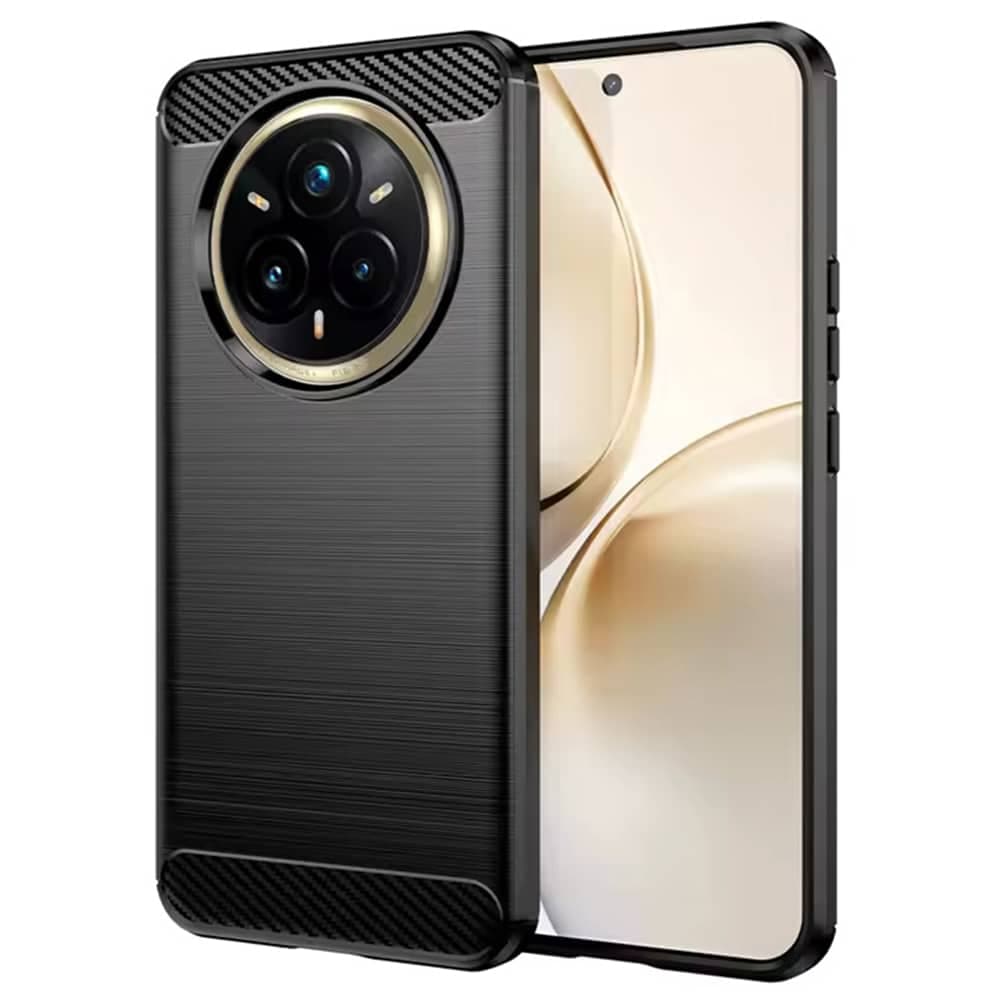 Techsuit Carbon Silicone - θήκη για Realme 14 Pro+ - Μαύρο