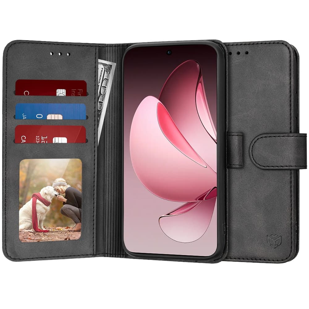 Techsuit Diary Book - θήκη για Oppo Reno13 Pro - Μαύρο