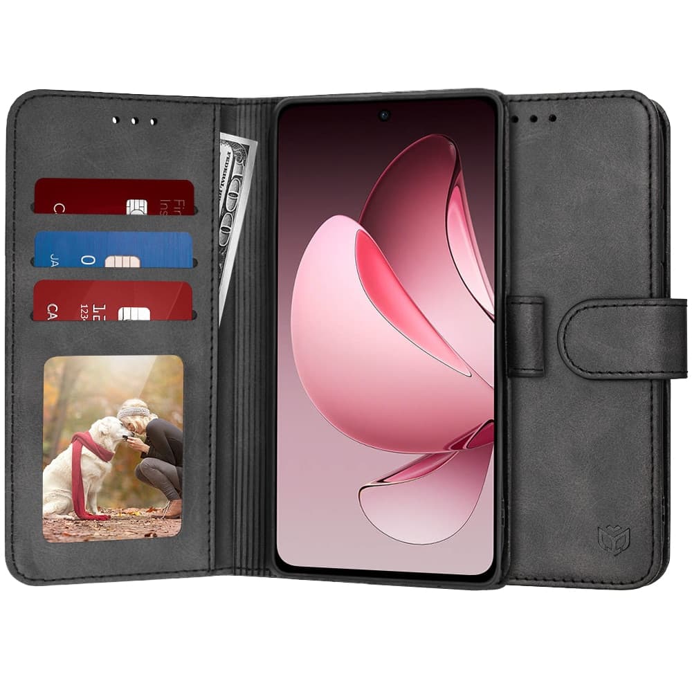 Techsuit Diary Book - θήκη για Oppo Reno13 F / 4G 5G FS - Μαύρο