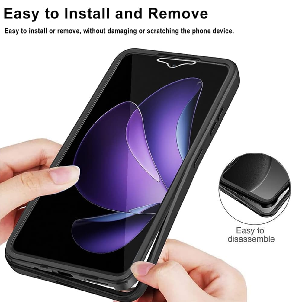 Techsuit ColorVerse 360 Series - θήκη για Oppo Reno13 F / 4G 5G FS - Ροζ 4