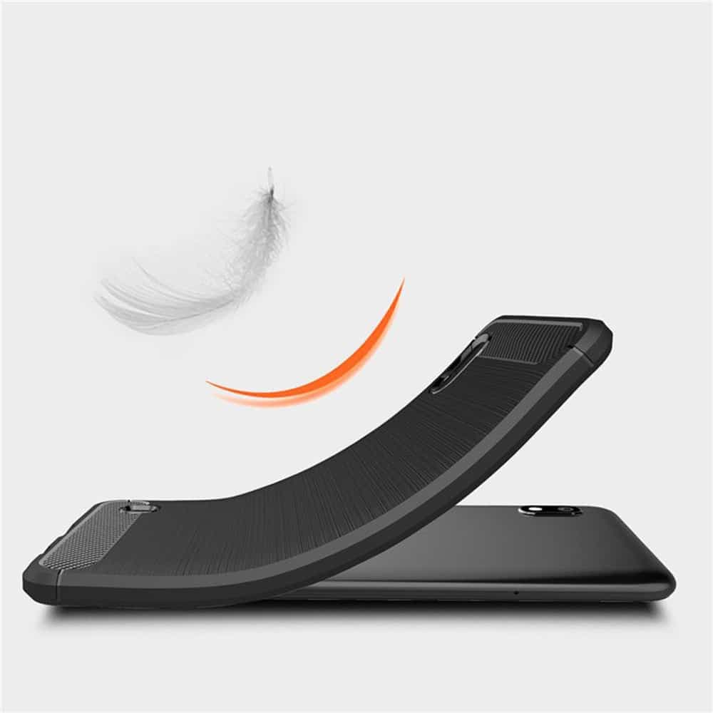 Techsuit Carbon Silicone - θήκη για Samsung Galaxy A10 - Μαύρο 5