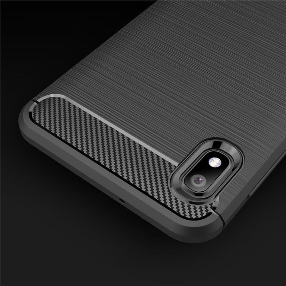 Techsuit Carbon Silicone - θήκη για Samsung Galaxy A10 - Μαύρο 4