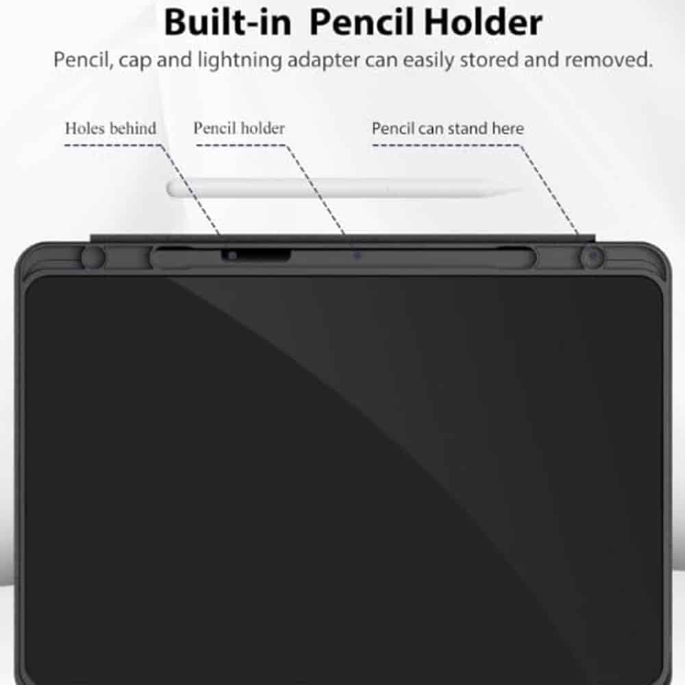 Techsuit - Flex Trifold (με Θήκη για Μολύβι) - Xiaomi Redmi Pad SE 4G 8.7" - Μαύρο 2