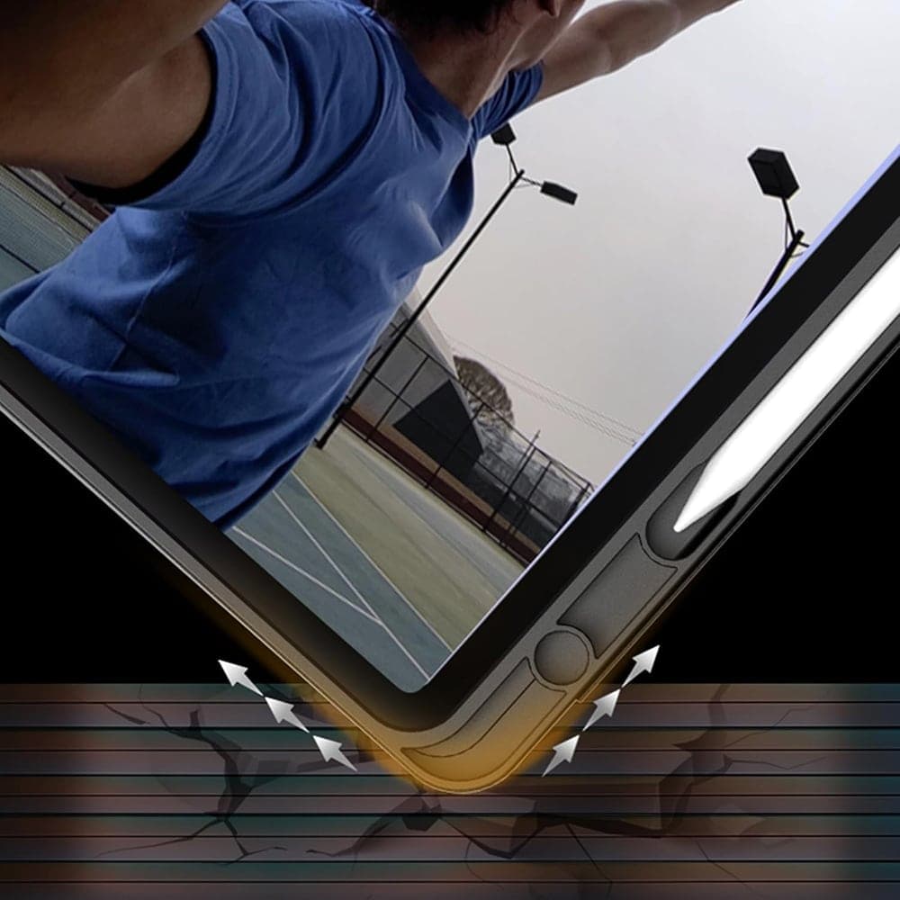 Techsuit - Flex Trifold (με Θήκη για Μολύβι) - Xiaomi Redmi Pad SE 4G 8.7" - Μαύρο 3