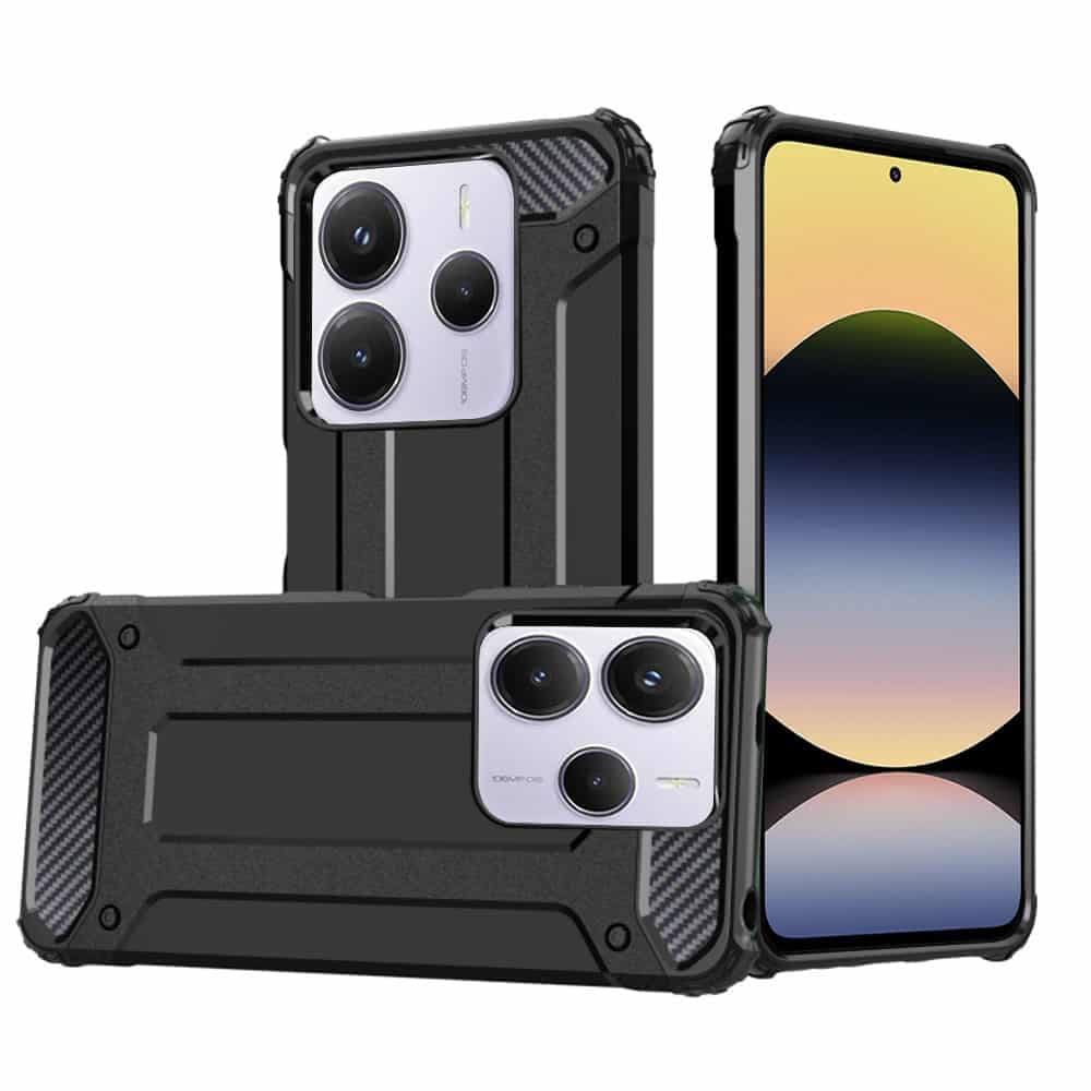 Techsuit Hybrid Armor - θήκη για Xiaomi Redmi Note 14 5G - Μαύρο